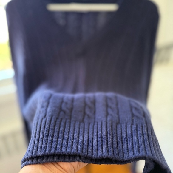 TNA Deep Blue Knit Sweater - Picture 6 of 10